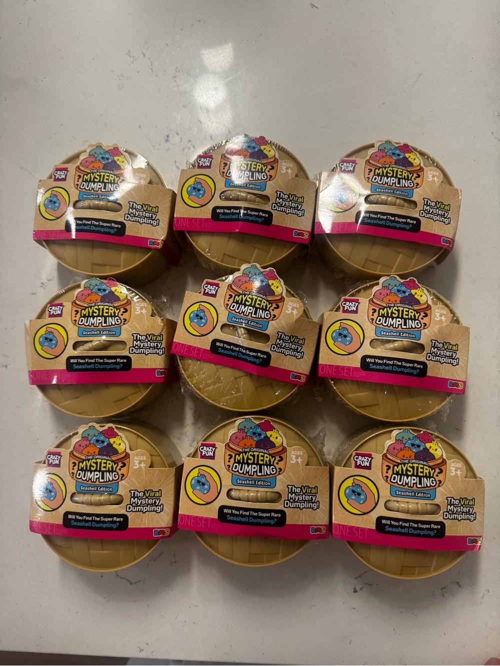 9 RMS Crazy Fun Original Mystery Dumpling Seashell Edition Brand New Unopened!